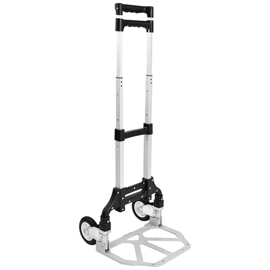 T-Lovendo - Portable Folding Hand Truck Lightweight Aluminum Luggage Home Warehouse Garden Office Car