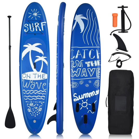335 Cm Tabla De Surf Inflable De PVC Duradero Con Paleta Ajustable SUP Inflable Para Jóvenes Y Adultos Azul